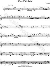 Kiss the rain flute piano. Yiruma Kiss The Rain Sheet Music Leadsheet Flute Violin Oboe Or Recorder In Ab Major Download Print Sku Mn0132778