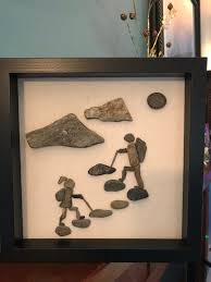 Pebble Art Mountain Climbers