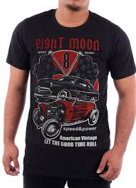 Eight Moon T Shirt Vintage Hot Rod Rockabilly Custom Classic Cars Ford Mustang Rat Rod Ford Classic Cars Custom Classic Cars Classic Cars Vintage