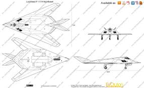 Blueprints modern airplanes lockheed lockheed f 117. Lockheed F 117a Nighthawk Nighthawks Lockheed Vector Drawing
