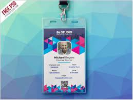 This free office identity card template are creative and clean, perfect for any personal or corporate use. 25 Top Vertical Id Card Templates Designs Psd Ai Eps Templatefor