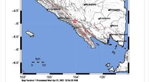 Peta isoseismal gempabumi pesisir barat, lampung 02 mei 2021. Lampung Barat Diguncang Gempa M2 7 Kamis Pagi Kedalaman 5 Km Bagian 1