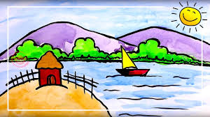 Nature scenery drawing for beginnershow to draw a village scenery very easyscenery drawing easysimple scenery || easy village scenery drawing for beginnersvi. Nature Painting For Kids All Products Are Discounted Cheaper Than Retail Price Free Delivery Returns Off 71