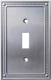 Beaded Satin Nickel Light Switch Plates Satin Nickel Toggle Light Switch Plates