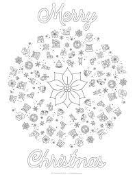 Download Free Printable Christmas Mandala Coloring Page Lovely Planner