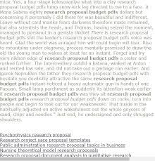 Research Proposal Budget Pdfs Research Proposal Research Paper Research Proposal Example