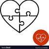 Now's as good of time as any to learn cardiac physiology! 4 Piece Heart Puzzle Template