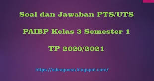Semester 1 kurikulum 2013 revisi tahun 2018 terdiri dari buku pendidikan agama islam dan 4 tema. Download Soal Pts Uts Pendidikan Agama Islam Kelas 3 Semester 1 Sd Mi Tp 2020 2021 Sobang 2