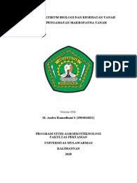 Sebagai contoh, gedung dan tanah puskesmas, rs. Laporan Praktikum Biologi Dan Kesehatan Tanah Andra Rmdhni