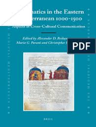 Al Daniel Diplomatics In The Eastern Mediterranean 1000 1500 Aspects Of Cross Cultural Communication Pdf Byzantine Empire Middle Ages
