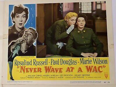 Never Wave at A Wac 1953Vintage Lobby Card Set w Rosalind Russell & Marie  Wilson | eBay