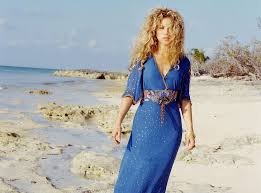 Shakira satin silk eyelash shawl. Shakira Blue Dress Hd Wallpapers Free Download Wallpaperbetter