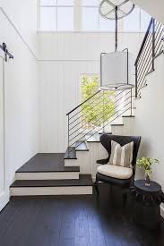 Vertical Shiplap And Ebony White Oak Floors Interior Design Ideas Farmhouse Interior Farm House Living Room Modern Farmhouse Living Room