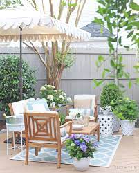 Outdoor Patio Space With Safavieh Tuft Trim Outdoor Patio Space Patio Spaces Patio