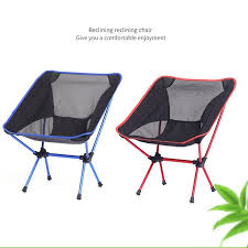 Portable Folding Fishing Chair Camping Chair Seat 600d Oxford Cloth Aluminium Fishing Chair For Outdoor Picnic Bbq Bea Beach Chairs Fishing Chair Camping Chair