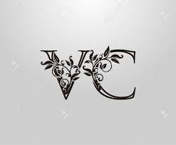 Indian baby boy names starting with v ; Vintage V C And Vc Letter Logo Graceful Floral Flower Alphabet Mark For Letter Stamp Weeding Card Brand Name Restaurant Boutique Hotel Royalty Free Svg Cliparts Vectors And Stock Illustration Image 153285381