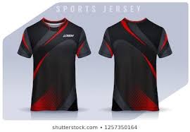 T Shirt Sport Design Template Soccer Jersey Mockup For Football Club Uniform Front And Back V Sports Tshirt Designs Football Shirt Designs Sport Shirt Design