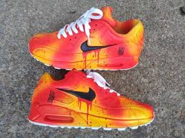 Air Max 90s Orange And Strawberry Cream Etsy Air Max 90s Air Max Nike Air Force Ones