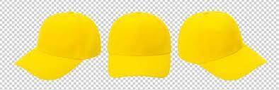 Yellow Baseball Cap Mockup Isolated Yellow Baseball Cap Baseball Cap Cap