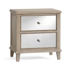 Miranda Mirrored Bedside Potterybarn Mirror Bedside Mirror Bedside Table Bedside Tables Nightstands