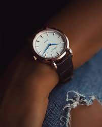 Corniche Watches Womens Heritage 36 Rose Gold With Cream White Dial Corniche Watches Stylish Watches Vintage Costume Jewelry