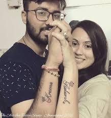 Nametattoos Couple Tattoos Unique Name Tattoos Marriage Tattoos