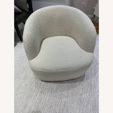 Cb2 Gwyneth Boucle Chair Aptdeco