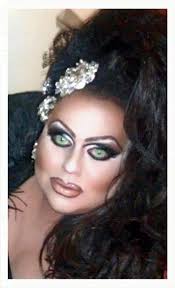 My new teal wig and makeup look 🎃 👻