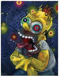 Homer Art Print The Simpsons Art Homer Simpson Wall Art Etsy Cartoon Art Simpsons Art Black Ink Art