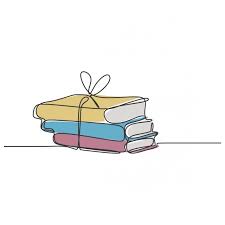 Single Line Drawing Of Stack Of Books Educational Idea Concept Minimalist Design Line School Graphic Png And Vector With Transparent Background For Free Down In 2020 Single Line Drawing Line Drawing