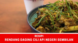 Wow daging salai pulak, family i dengan lemak kuning kan bersahabat baik, bagai aur dengan tebing, tak dapat dipisahkan. Resipi Rendang Daging Cili Api Negeri Sembilan N9