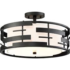 Every time the bulb went off it required some heavy cursing to replace it. Ivy Bronx Neven 3 Light Semi Flush Mount Reviews Wayfair Semi Flush Flush Mount Kitchen Lighting Fixtures Ceiling