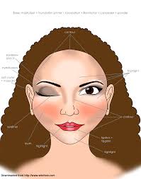 Makeup Application Chart Wikihow