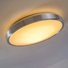 Check spelling or type a new query. Led Ceiling Light Wutach In Round Design Modern Luminaire Made Of Metal In Brushed Aluminium Look 1 X 22 Watt 1700 Lumen 3000 Kelvin Warm White Ip44 Also Suitable For The Bathroom Energy