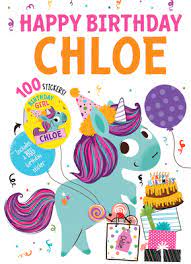All orders are custom made and most ship worldwide within 24 hours. Happy Birthday Chloe By Hazel Quintanilla