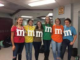 M M Great Group Costume For Spirit Day Or Week Fun And Easy Diy Group Halloween Costumes Cute Group Halloween Costumes Halloween Costumes For Work