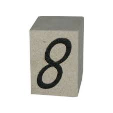 With a set of modern house numbers. Address Plaques Numbers Product Categories Reimers Kaufman Concrete Products
