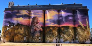 En Australie Des Street Artistes Transforment Les Silos A Grains En Veritable œuvre D Art 3d Street Art Les Arts Art Agricole