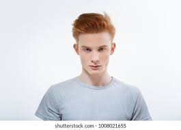 Life Challenge Ginger Good Looking Earnest Stock Photo 1008021655