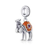 Camel Charm Pendant 925 Sterling Silver Lucky Animals Desert Hump Lover  Bead Charms for Pandora Bracelet Women Gifts
