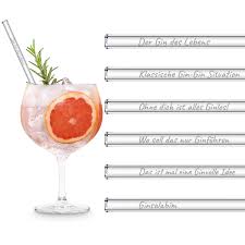 Weitere ideen zu sprüche, lustige sprüche, lustig. 6 Lustige Gin Spruche Graviert Auf Halm Glasstrohhalme 2021 Edition Halm Straws