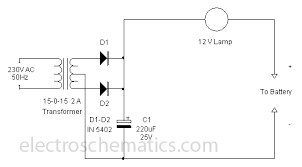 Tap this into an ignition feed to ensure your auxiliary battery only charges while the engine. Tricky 12v Battery Charger Circuit Electroschematics Com