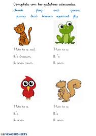 Description of animals by ebannos 56093 views. Animals Descriptions Interactive Worksheet