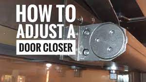 How do you adjust a door closer so it'll hold the door. How To Adjust A Door Closer Speed Youtube