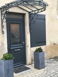 Chantier Entreprise Ms2g Marquise Et Porte D Entree Entree Maison Campagne Porte Entree Maison Facade Maison