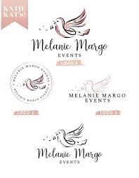 Bird Logo Kids Logo Baby Logo Wedding Logo Event Organizer Etsy In 2020 Wedding Logos Event Planner Logo Kids Logo
