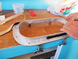 Rebedding The Opening Port Lights Boat Projects Sailboat Interior Deck Repair
