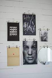 Remodelaholic 50 Ways To Display Art Prints And Photos Cornici Per Poster Appendere Foto Appendere Poster