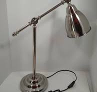 Adjustable Chrome Table Lamps - Modern Contemporary industrial Desk Lamp