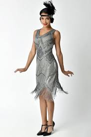 1920 S Silver Beaded Flapper Dress Fringe Flapper Dress 1920s Flapper Dress Beaded Flapper Dress